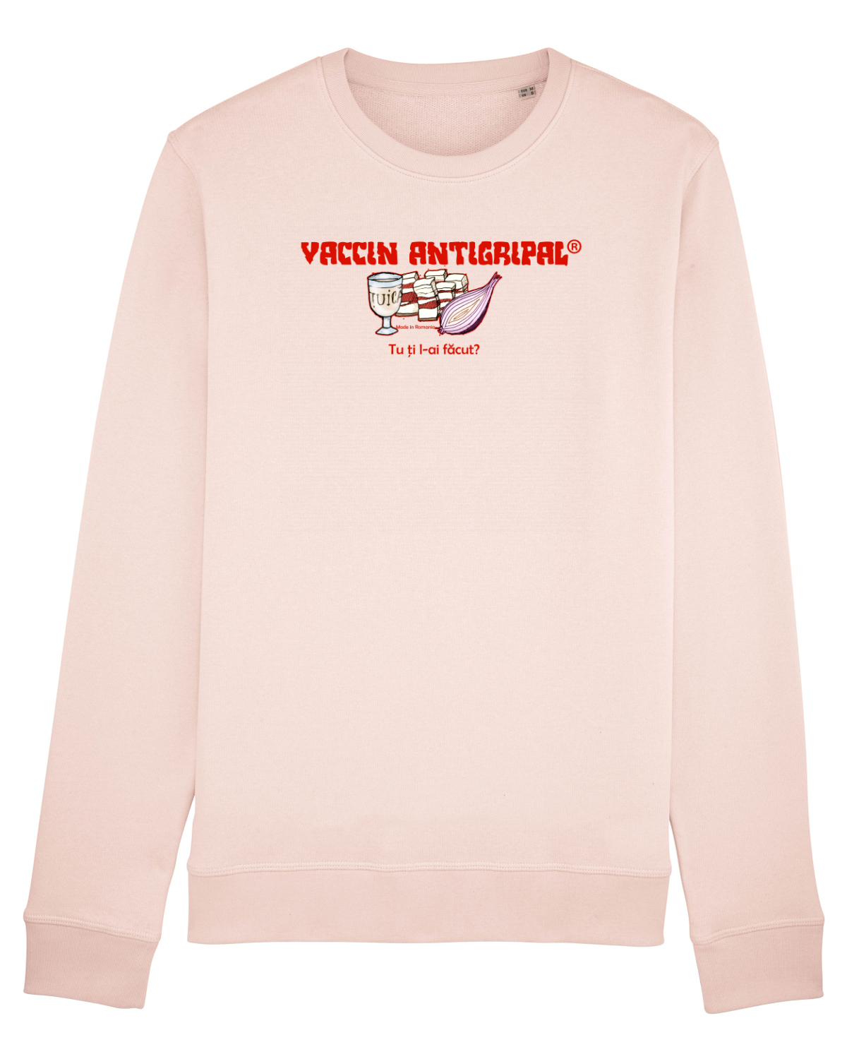 Bluză mânecă lungă Unisex Rise Candy Pink
