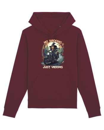 NO BROOMS, JUST VROOMS Burgundy