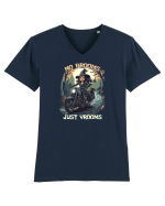 NO BROOMS, JUST VROOMS Tricou mânecă scurtă guler V Bărbat Presenter