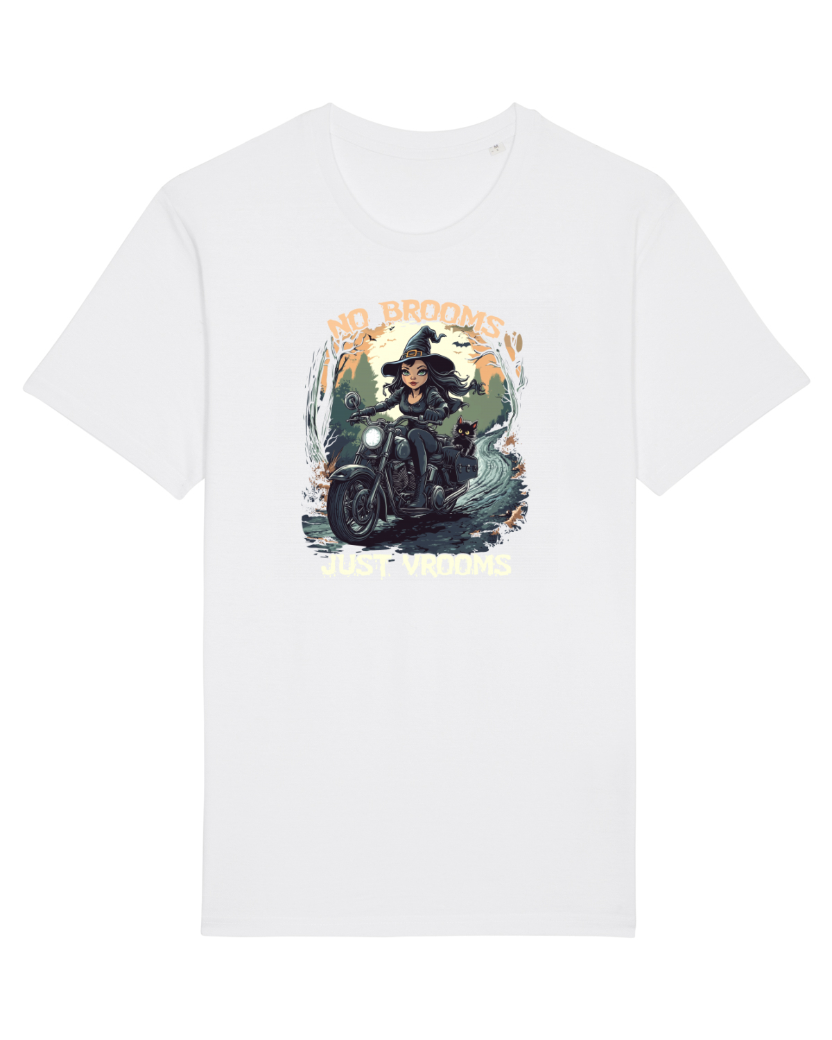 Tricou mânecă scurtă Unisex Rocker White