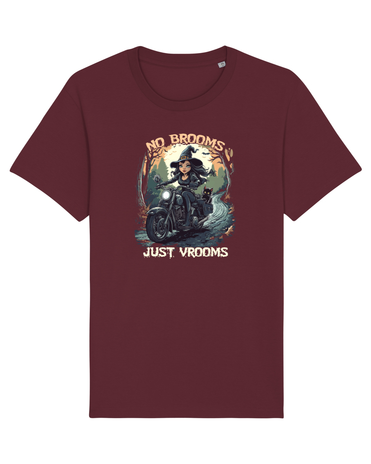 Tricou mânecă scurtă Unisex Rocker Burgundy