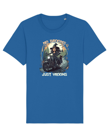 NO BROOMS, JUST VROOMS Royal Blue