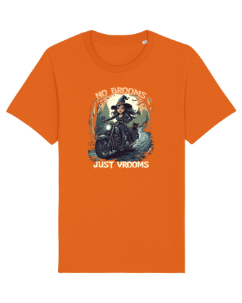 NO BROOMS, JUST VROOMS Bright Orange