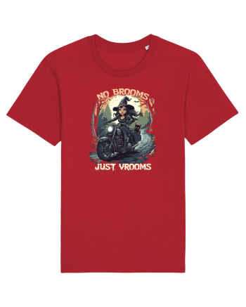 NO BROOMS, JUST VROOMS Red