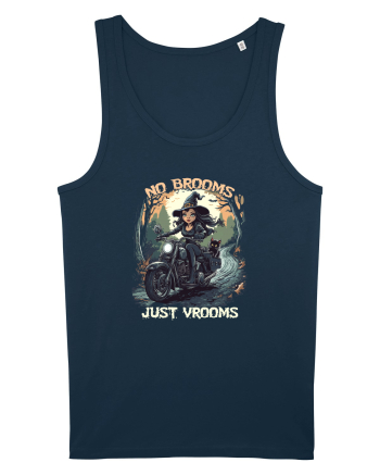 NO BROOMS, JUST VROOMS Navy