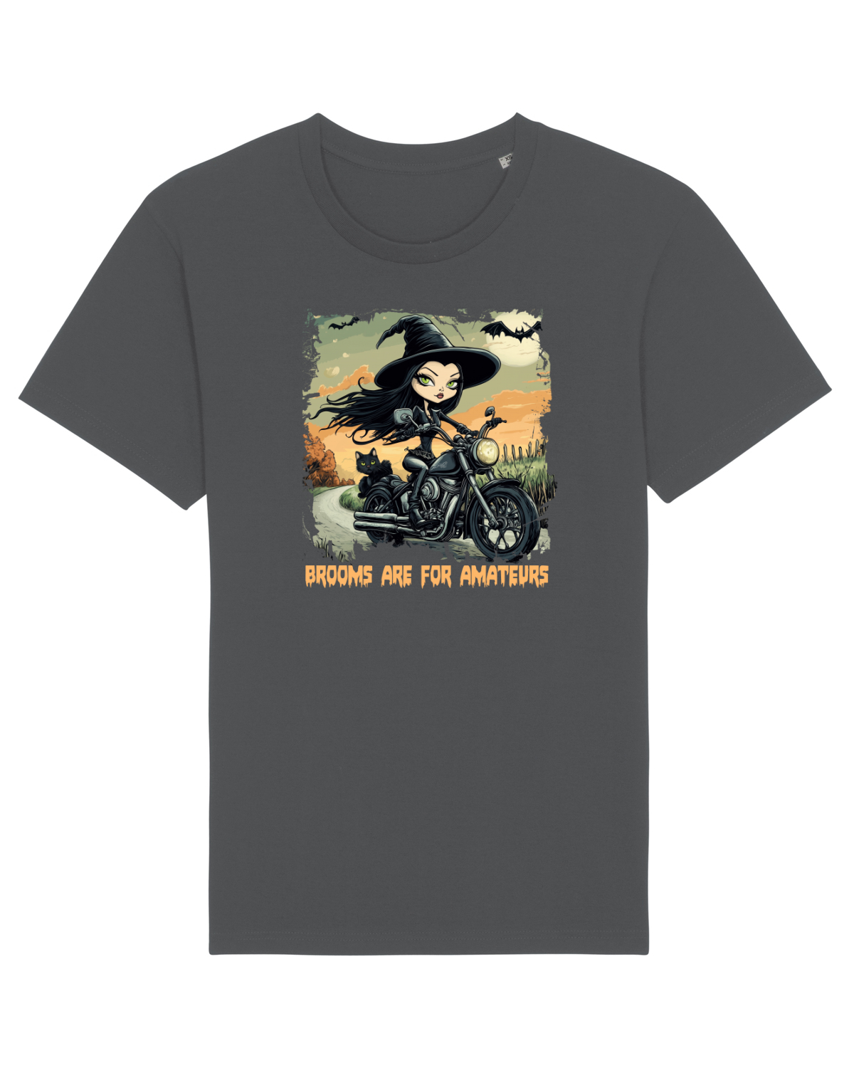 Tricou mânecă scurtă Unisex Rocker Anthracite