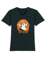HAPPY HALLOWEEN! Tricou mânecă scurtă guler V Bărbat Presenter