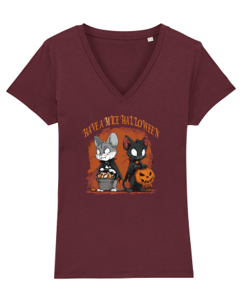 HAVE A mICE HALLOWEEN! Burgundy