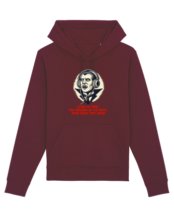 LISTEN TO THEM, THE CHILDREN OF THE NIGHT - DRACULA Burgundy