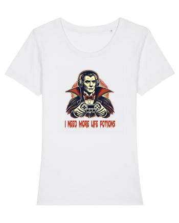 DRACULA -I NEED MORE LIFE POTIONS  White
