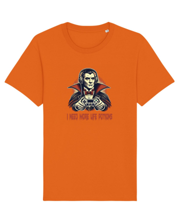 DRACULA -I NEED MORE LIFE POTIONS  Bright Orange