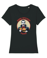DRACULA - MORE KETCHUP, PLEASE! Tricou mânecă scurtă guler larg fitted Damă Expresser