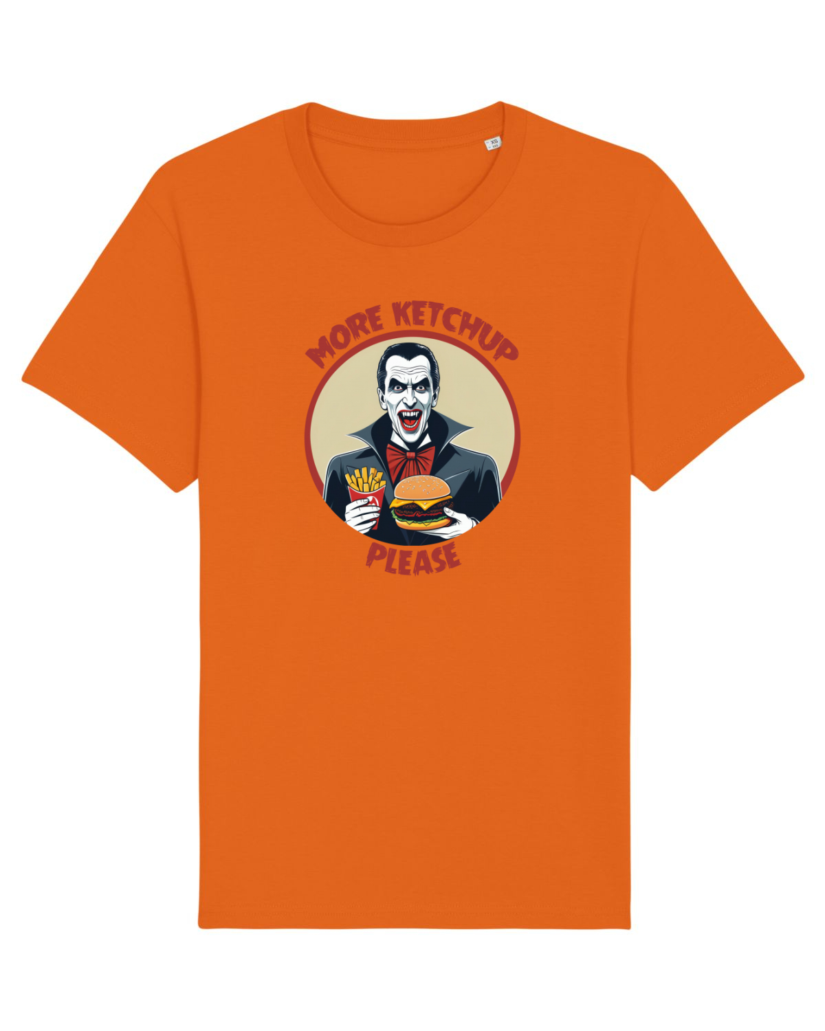 Tricou mânecă scurtă Unisex Rocker Bright Orange