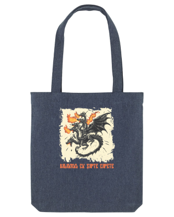 BALAURUL CU SAPTE CAPETE  Midnight Blue