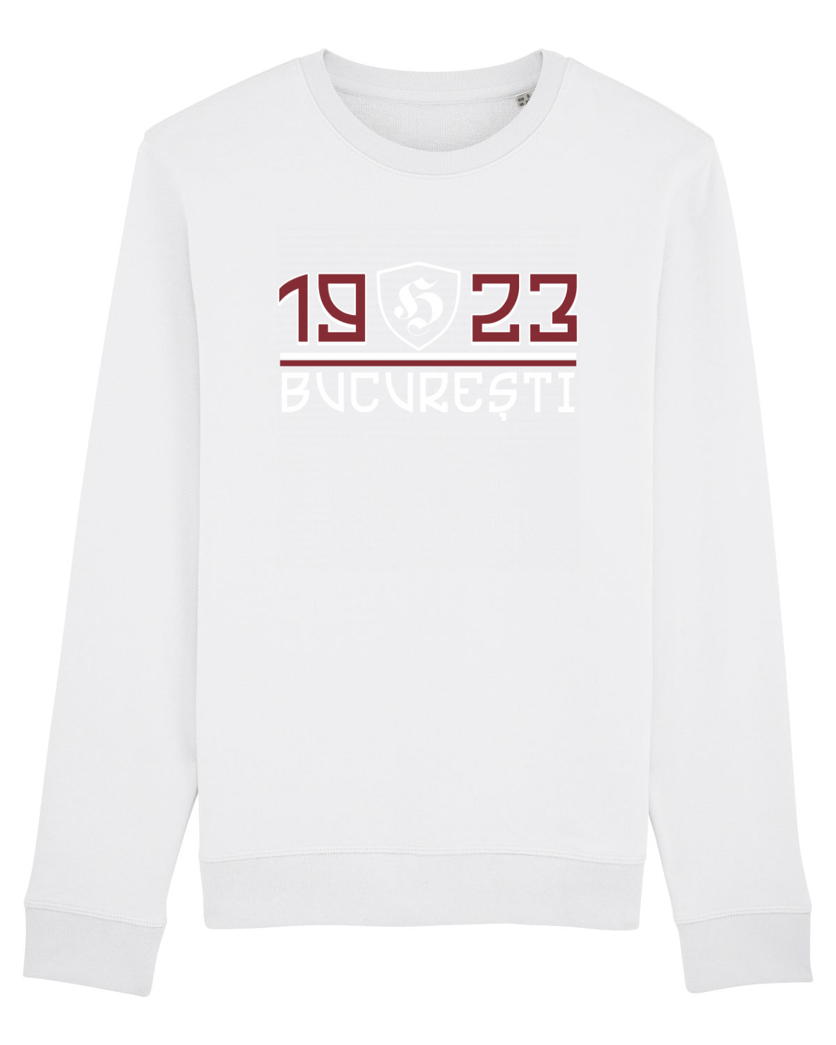 Bluză mânecă lungă Unisex Rise White