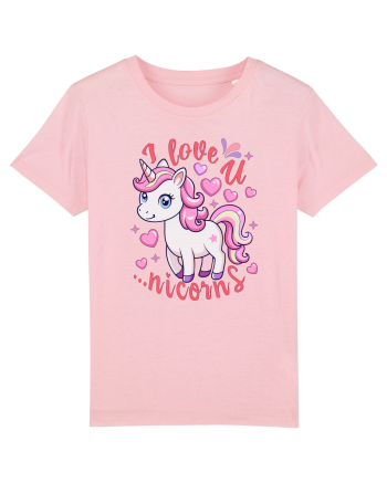 Imi place de tine. Pardon, de unicorni Cotton Pink
