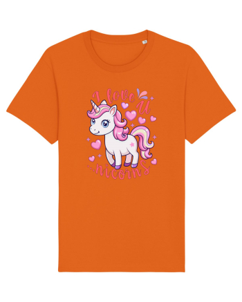 Imi place de tine. Pardon, de unicorni Bright Orange