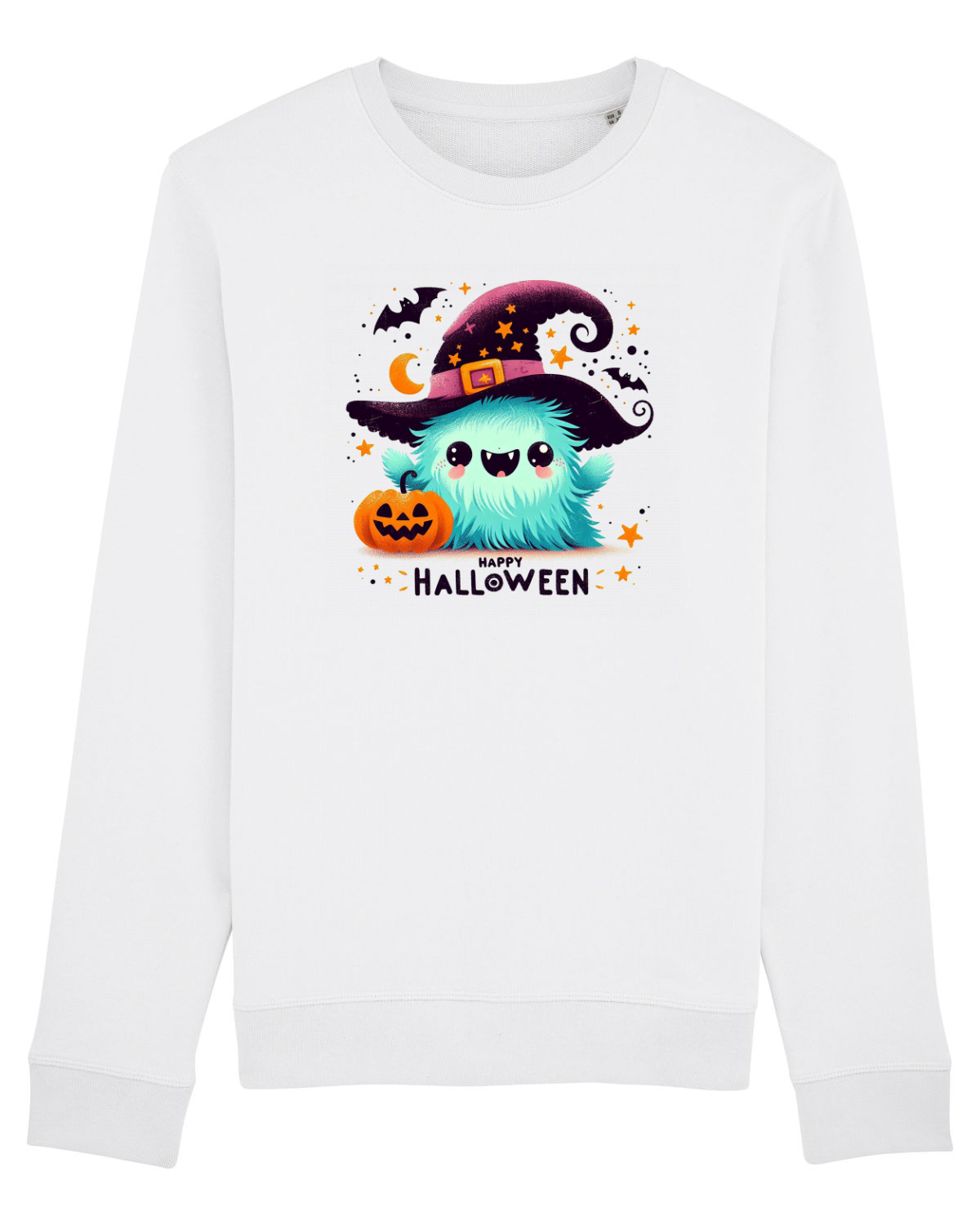 Bluză mânecă lungă Unisex Rise White