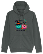 Happy Halloween cute ghost  Hanorac cu fermoar Unisex Connector