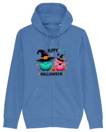 Happy Halloween cute ghost  Bright Blue
