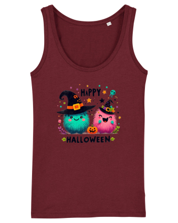 Happy Halloween cute ghost  Burgundy