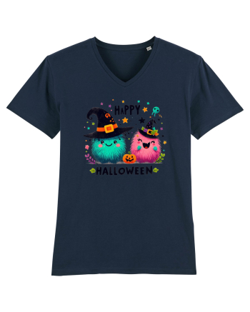 Happy Halloween cute ghost  French Navy