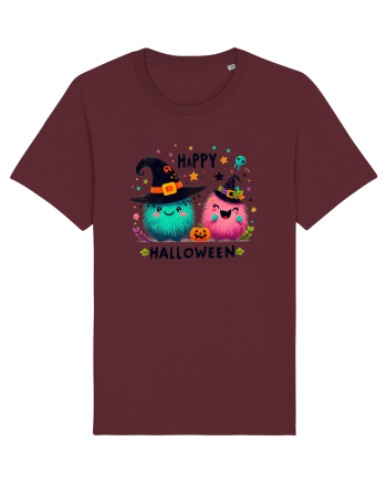 Happy Halloween cute ghost  Burgundy