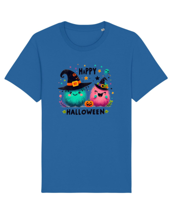 Happy Halloween cute ghost  Royal Blue