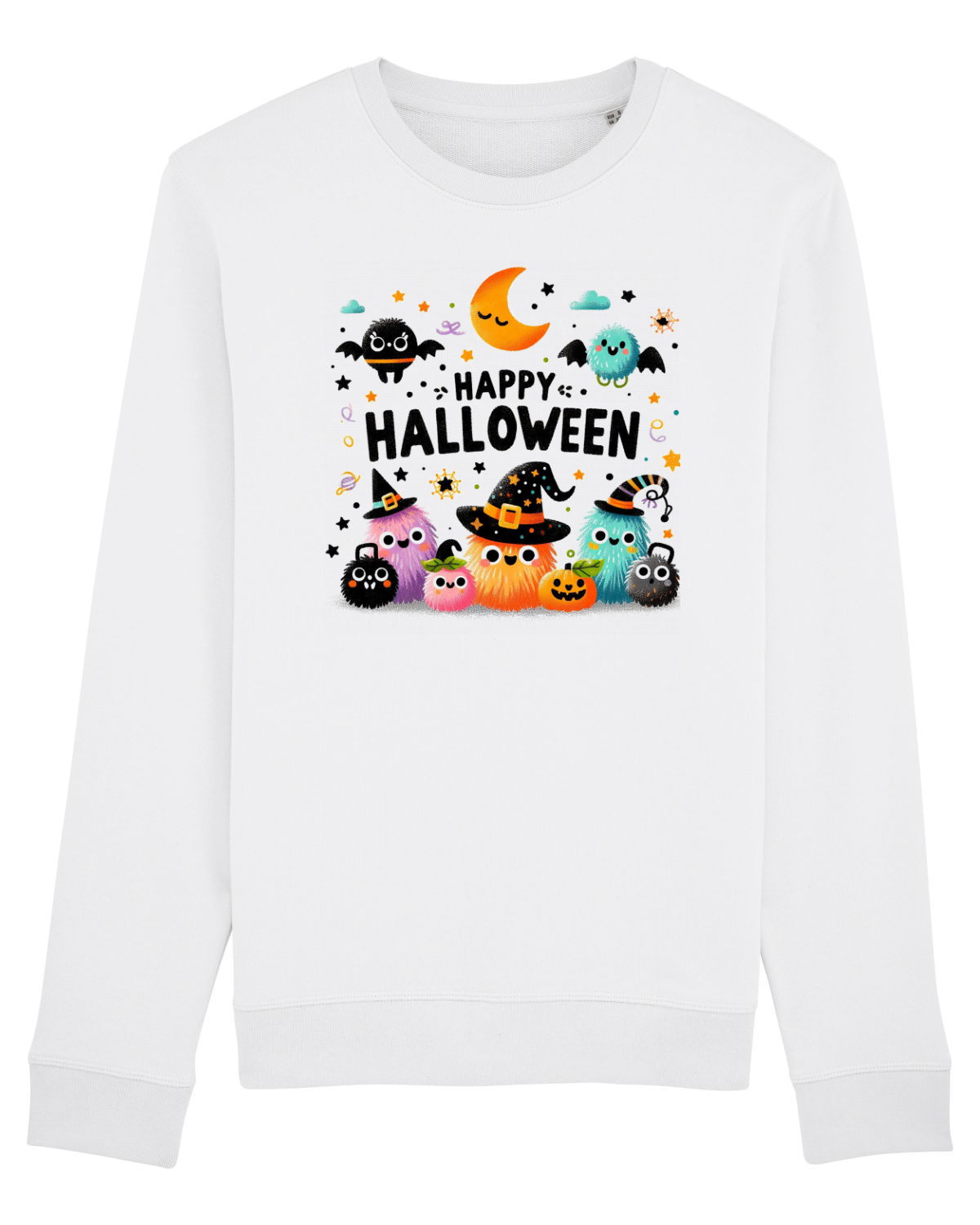 Bluză mânecă lungă Unisex Rise White