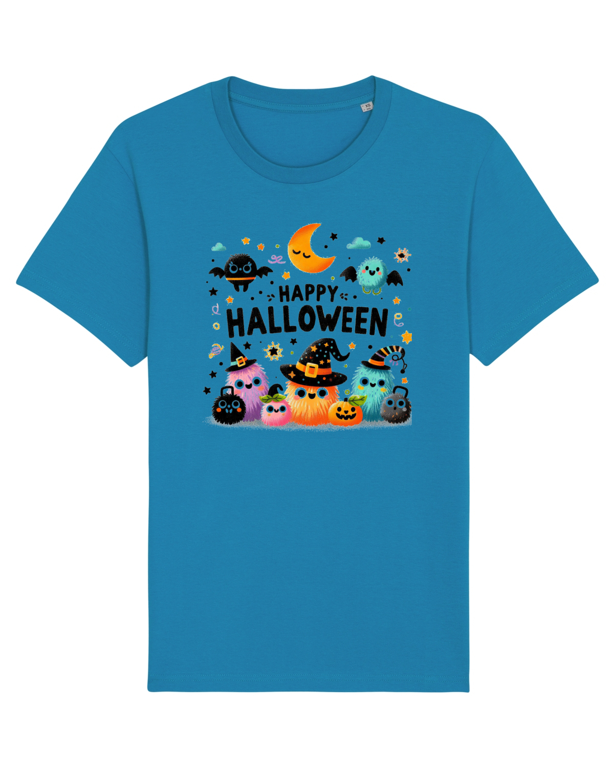 Tricou mânecă scurtă Unisex Rocker Azur