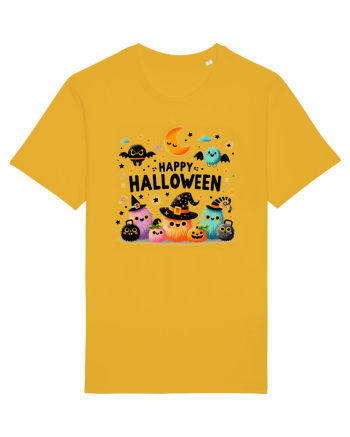 Happy Halloween cute ghost buddies Spectra Yellow