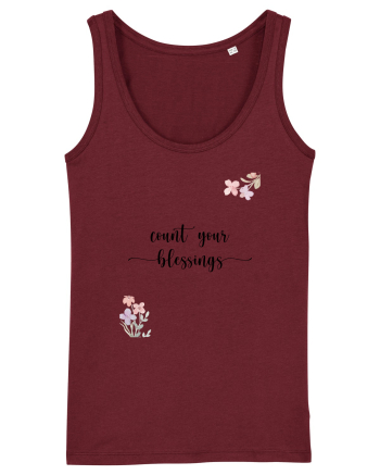 Count your Blessings Burgundy