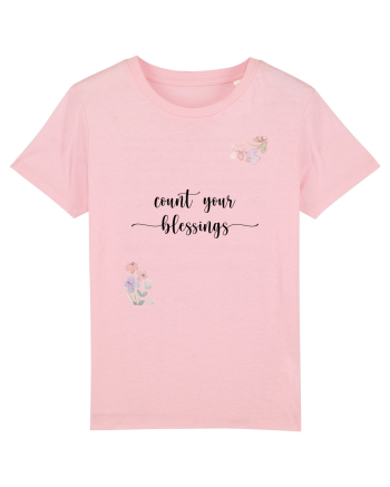 Count your Blessings Cotton Pink