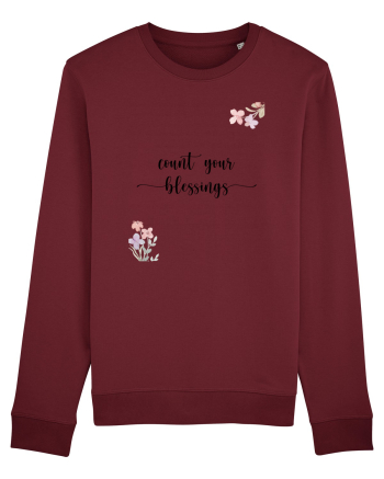 Count your Blessings Burgundy