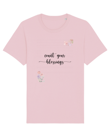 Count your Blessings Cotton Pink