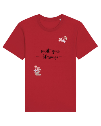 Count your Blessings Red