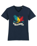 Mandru ca is! Tricou mânecă scurtă guler V Bărbat Presenter