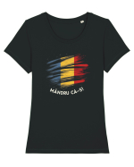 Mandru ca is! Tricou mânecă scurtă guler larg fitted Damă Expresser