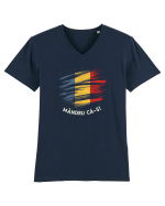 Mandru ca is! Tricou mânecă scurtă guler V Bărbat Presenter