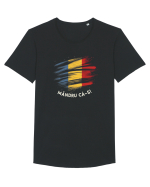 Mandru ca is! Tricou mânecă scurtă guler larg Bărbat Skater