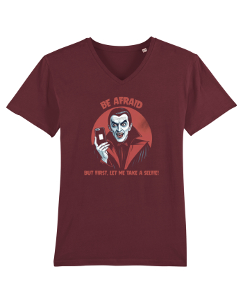 DRACULA - BE AFRAID, BUT FIRST, LET ME TAKE A SELFIE Burgundy