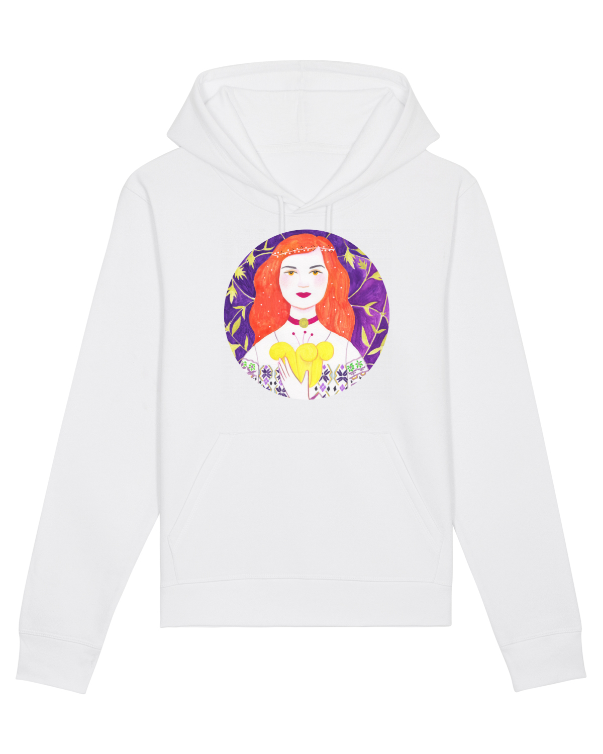 Hanorac Unisex Drummer White