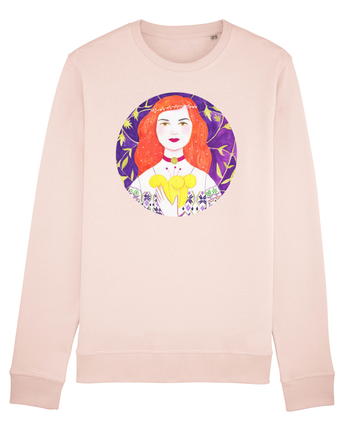 Bluză mânecă lungă Unisex Rise Candy Pink