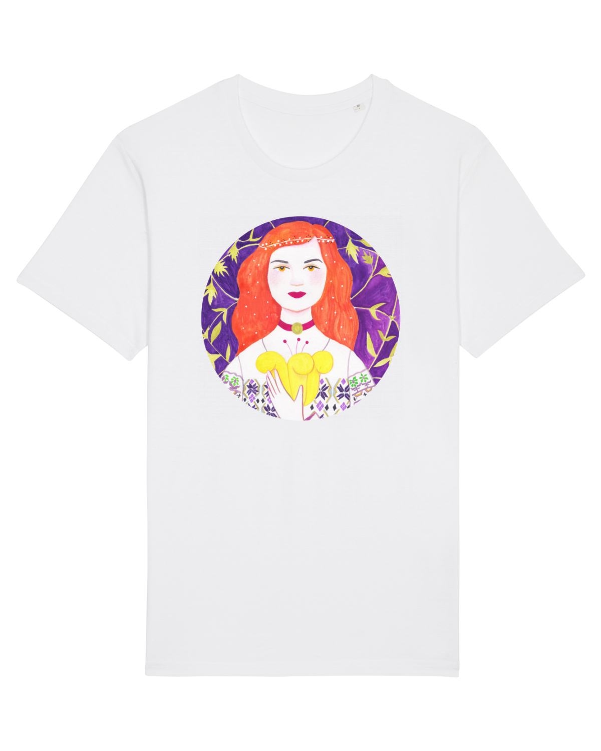 Tricou mânecă scurtă Unisex Rocker White
