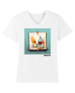 L-AM FACUT CU OU SI CU OTET Tricou mânecă scurtă guler V Bărbat Presenter