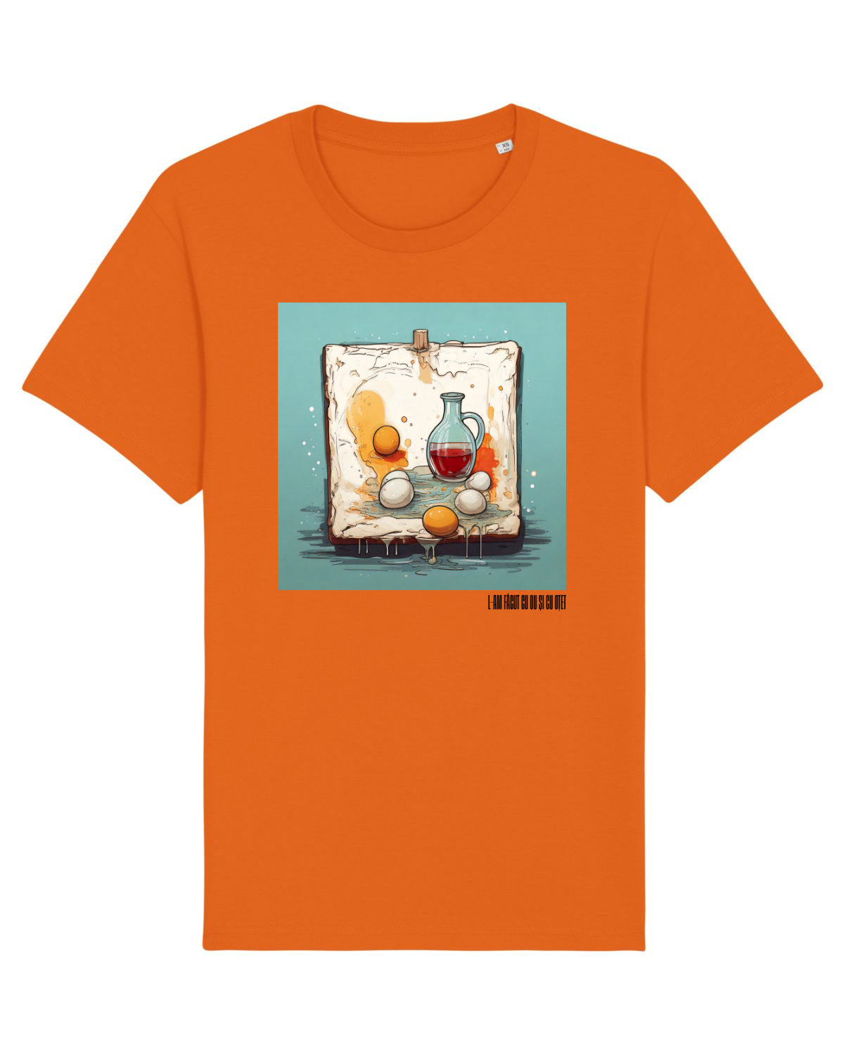 Tricou mânecă scurtă Unisex Rocker Bright Orange