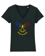 MANDRA CA SUNT ROMANCA - acvila de munte Tricou mânecă scurtă guler V Damă Evoker