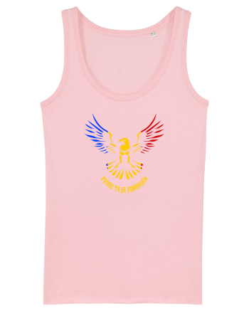 PROUD TO BE ROMANIAN - acvila de munte Cotton Pink