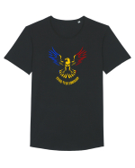 PROUD TO BE ROMANIAN - acvila de munte Tricou mânecă scurtă guler larg Bărbat Skater