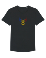 ROMAN ROMANCA ROMANIAN - centru- acvila de munte Tricou mânecă scurtă guler larg Bărbat Skater